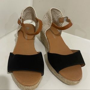 Eric Michael short wedge espadrille sandal